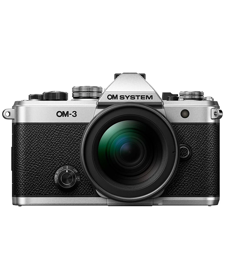 Om System Om-3 Mirrorless Camera with M.Zuiko Digital Ed 12-45mm f/4 Pro Lens