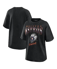 Wear By Erin Andrews Women's Charcoal Houston Astros Boyfriend T-Shirt