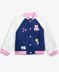 Epic Threads Toddler Girls Knit Bomber Jacket, Exclusively at Macy's