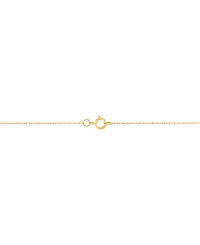 Polished Mother & Child Pendant 18" Necklace in 10k Gold