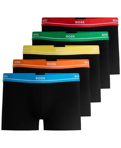 Hugo Boss Men's Essential Trunks, 5-Pack