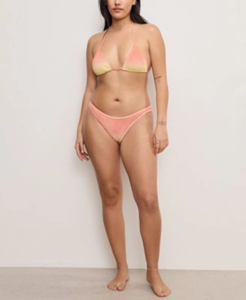 Good American Always Fits Ombre Triangle Bikini Top Always Fits Ombre Bikini Bottom