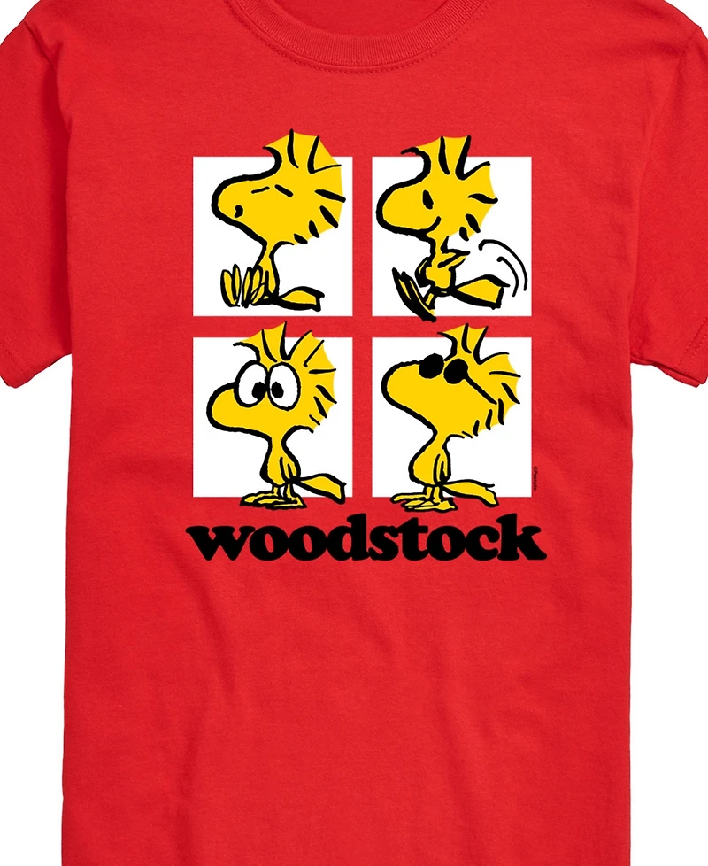 Airwaves Men's Peanuts Woodstock Short Sleeve T-Shirt