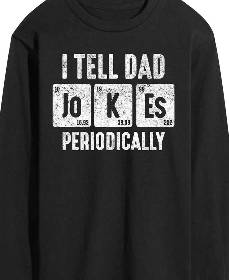 Airwaves Men's I Tell Dad Jokes Periodically Long Sleeve T-Shirt
