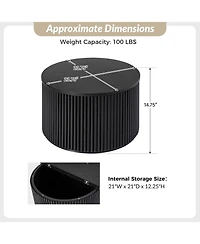 Julius 23.6" Round Coffee Table