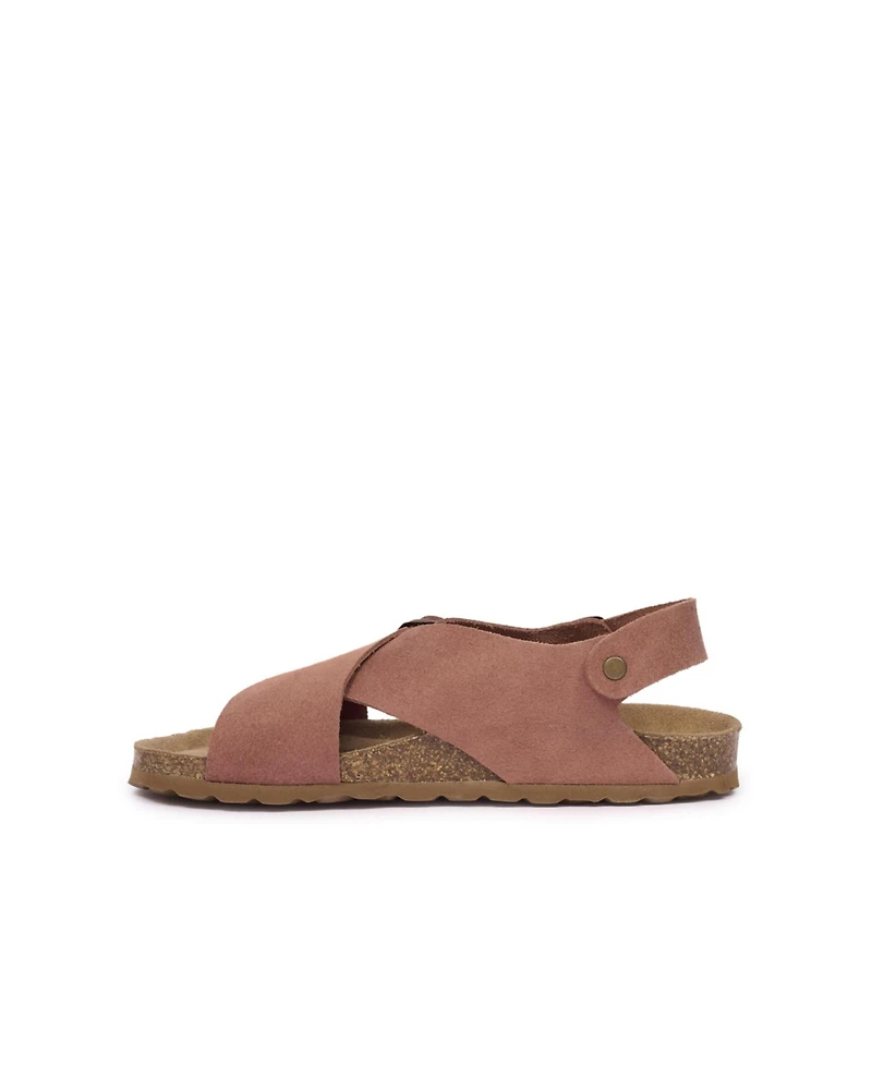 Crossover Buckle Sandal