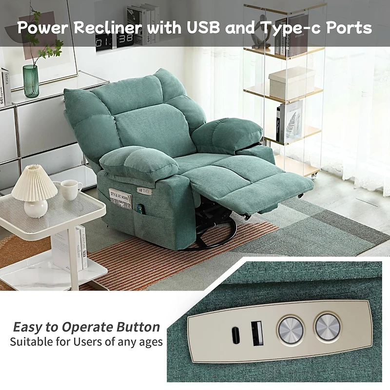 Dyhome Dining Chairs Set of 2, Kitchen Room Chairs, Mid Century Modern Upholstered Boucle