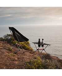 Naturehike Ultralight Camping Table, Portable Backpacking Table with Carry Bag & Cup Holder, Folding Mesh Camp Table for Camping Picnic Beach Fishing