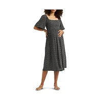 Ripe Maternity Emmy Shirred Dress