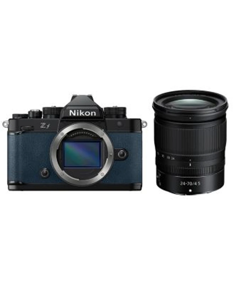 Nikon Z F Mirrorless Camera Blue With Nikkor Z 24 70mm F 4 S Lens