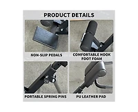 Roman Chair Back Extension, Dual Adjustable Back Extension Bench for Home Gym, Adjustable Back Exercise Machine Weight Capacity 330 Lbs, for Core Work