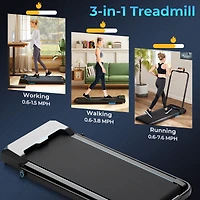 3 1 Folding Treadmill with Remote Control and Led Display