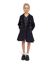 Belle & Bloom Little Girls Good Manners Wool Blend Fitted Coat