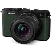Panasonic Lumix S9 Mirrorless Camera with Lumix S 18-40mm f/4.5-6.3 Lens, Dark Olive, Bundle with Professional 1667x 64GB Uhs-ii Sdxc Memory Card, Alp