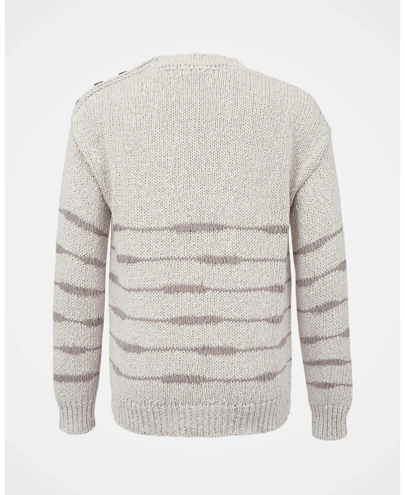 Celtic & Co. Women's Drop Stitch Breton Sweater