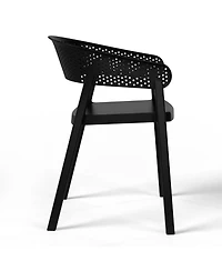 7-Piece Outdoor Metal Rectangle Patio Dining Table Set With Stackable Chairs