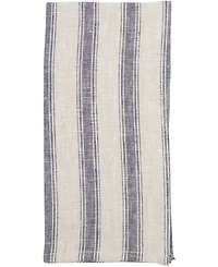 Saro Lifestyle Classic Striped Pure Linen Napkins, 20" x 20"