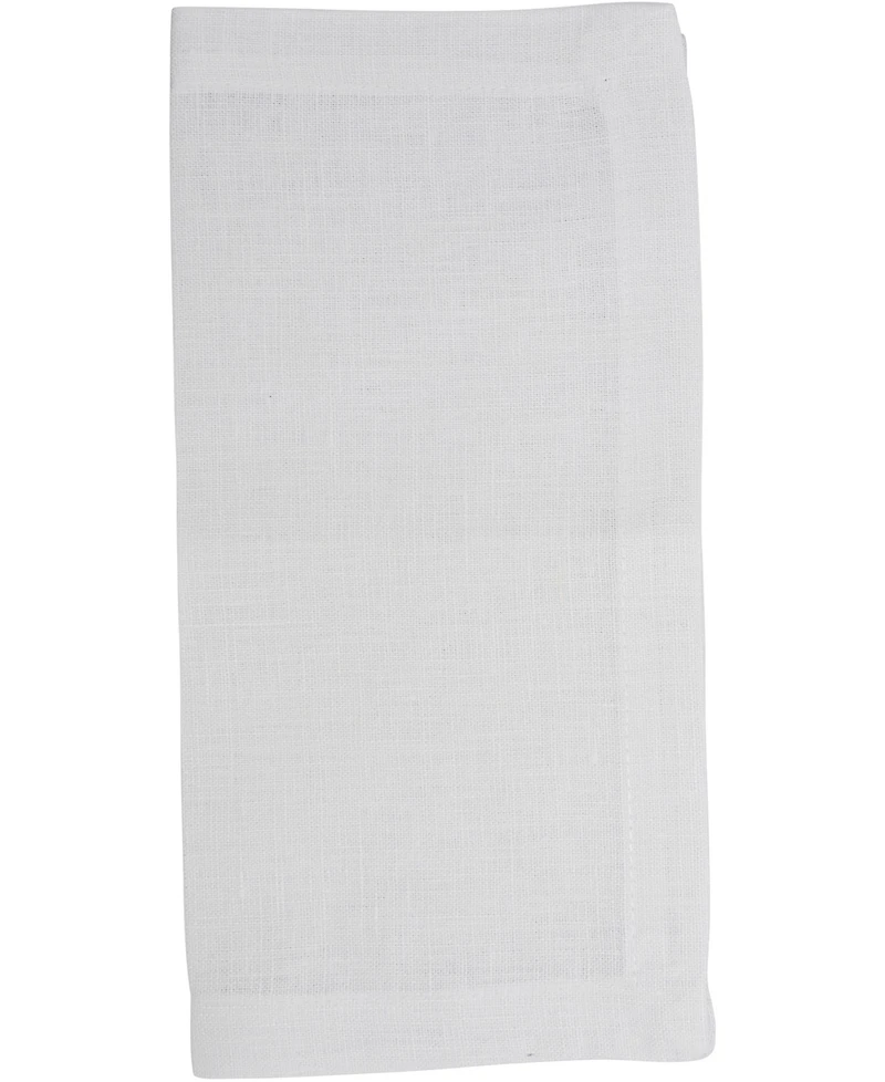 Saro Lifestyle Pure Linen Tea Napkins, 10" x 10"
