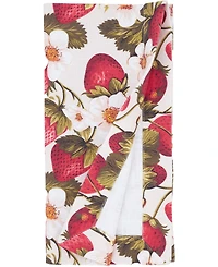 Saro Lifestyle Breezy Juicy Strawberry Cotton Napkins, 20" x 20"