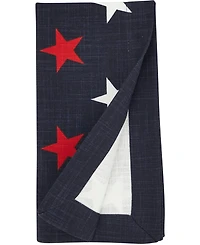 Saro Lifestyle Patriotic Americana Stars Cotton Napkins, 20" x 20"