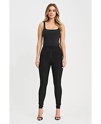 Freddy Women's Thick Layered High-Rise Sculpting Pants