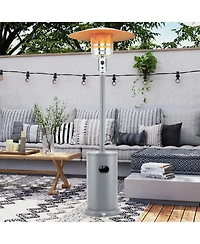 50000 Btu Propane Patio Heater with Round Table Design