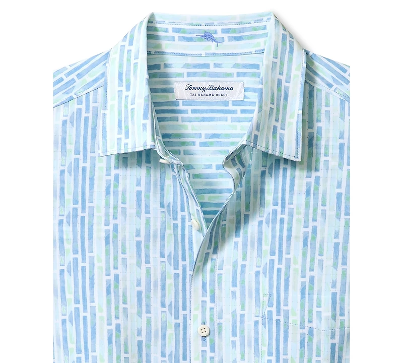 Tommy Bahama Men's Coast Termini Tiles Short Sleeve Shirt