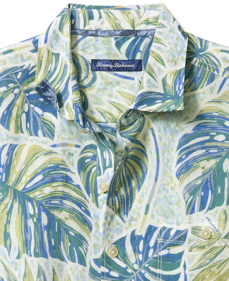 Tommy Bahama Men's Classic-Fit Linen Blend Tropical-Print Shirt