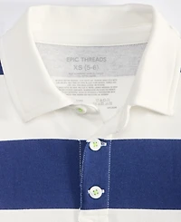 Epic Threads Little & Big Boys Striped Rugby Polo Shirt, Exclusively at Macy's