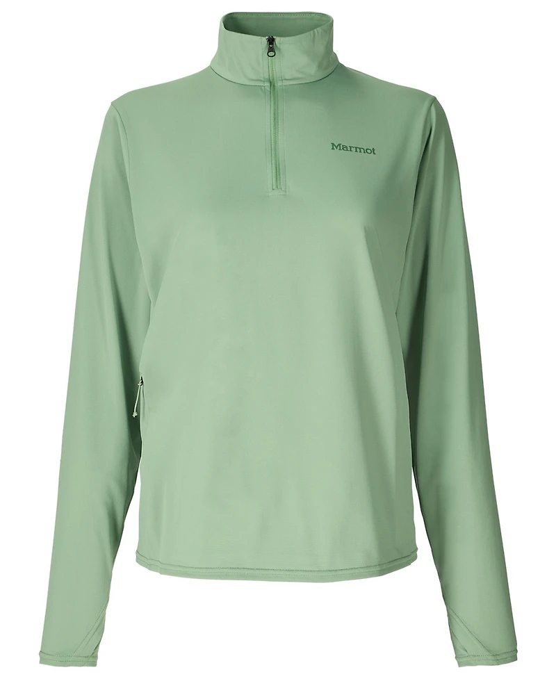 Marmot Women's Air Exchange Upf 50 1/4 Zip Shirt