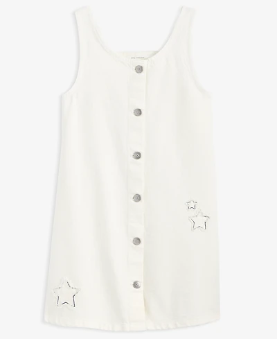 Little & Big Girls Patches Cotton Denim Skirtall, Exclusively at Macy's