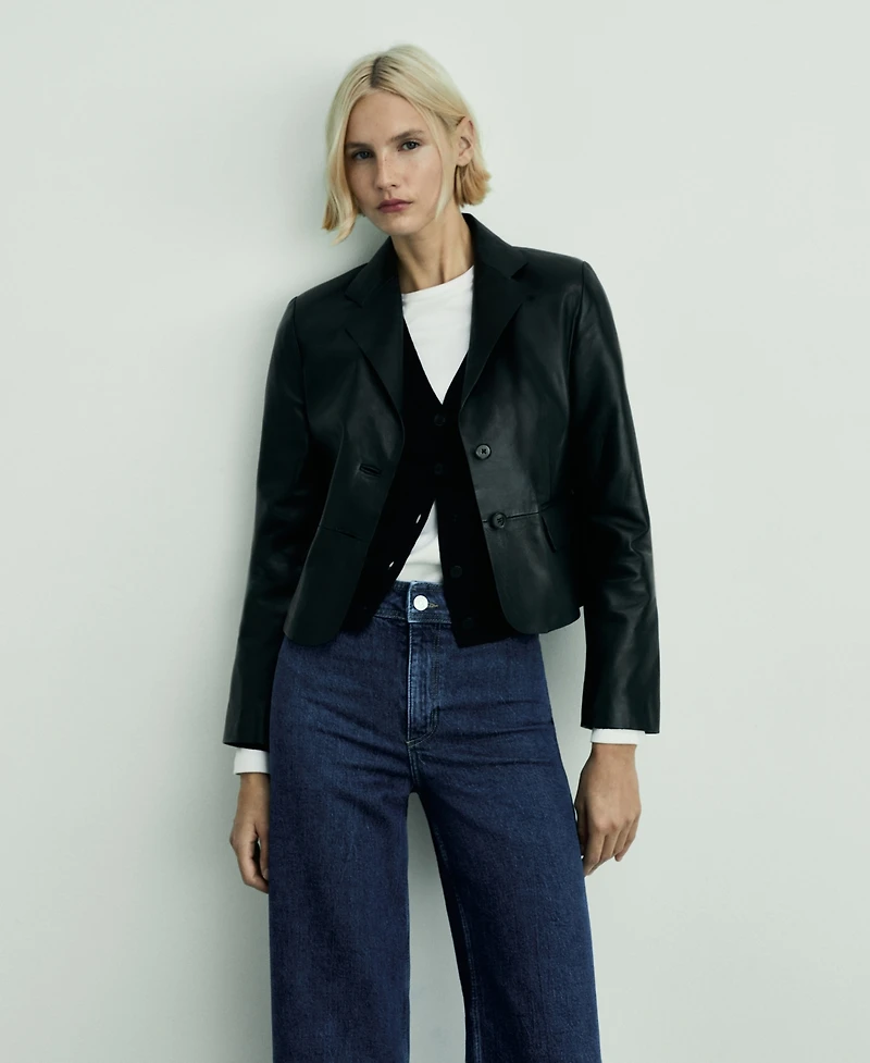 Mango Women's Catherin Culotte High-Rise Jeans