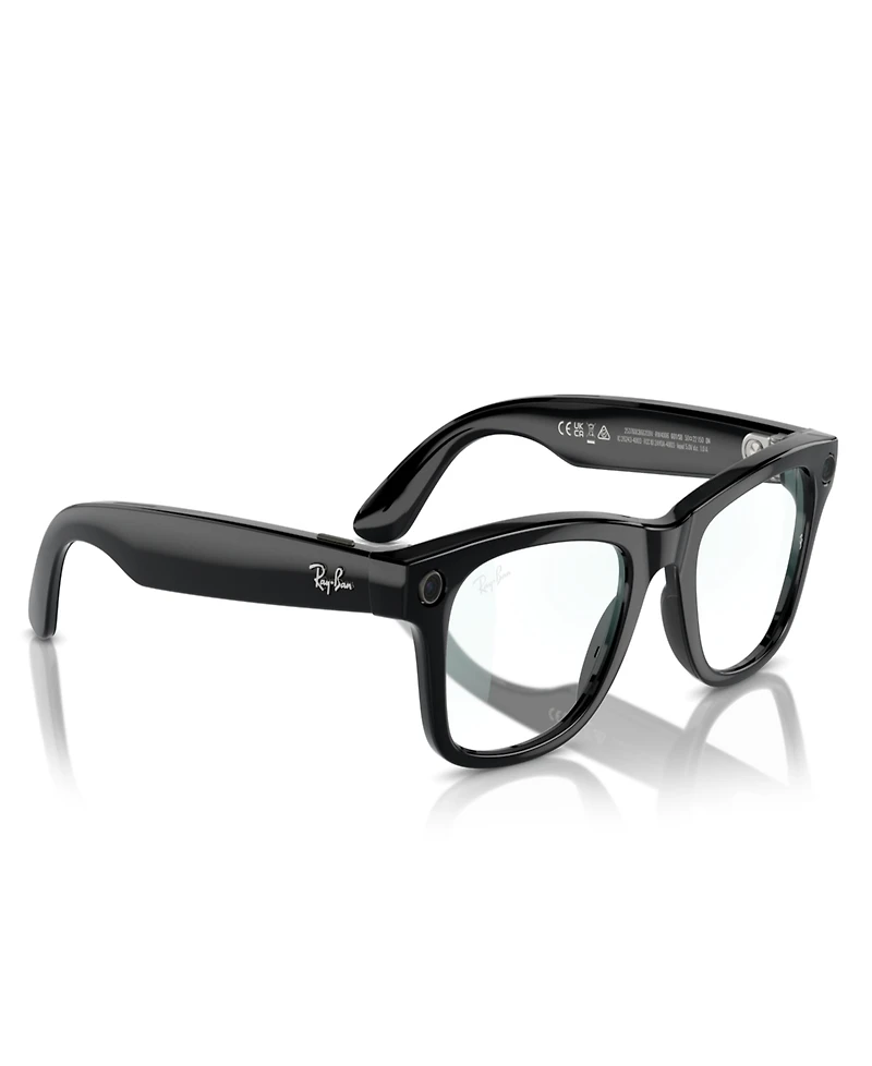 Ray-Ban Unisex Ai Meta Gen1 Wayfarer Blue Light Glasses, RW4006
