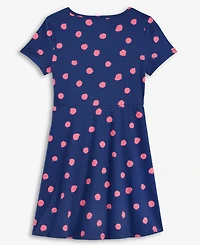 Epic Threads Little & Big Girls Dot-Print Cotton Skater Dress, Exclusively at Macy's