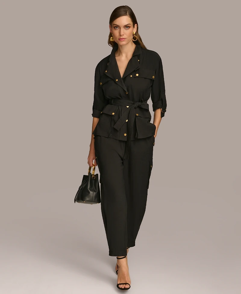Donna Karan New York Women's Belted Utility Jacket