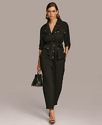 Donna Karan New York Women's Belted Utility Jacket