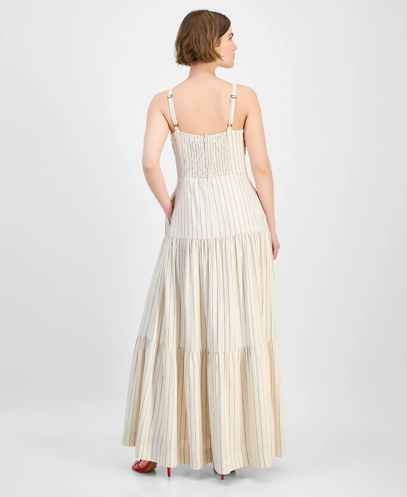 Taylor Women's Sweetheart-Neck Fit & Flare Maxi Dress