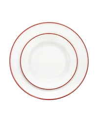Godinger Bistro Red Band 16 Pc. Dinnerware Set, Service for 4