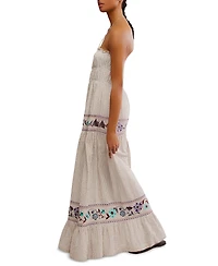 Free People Women's Kalani Striped Cotton Maxi Dress