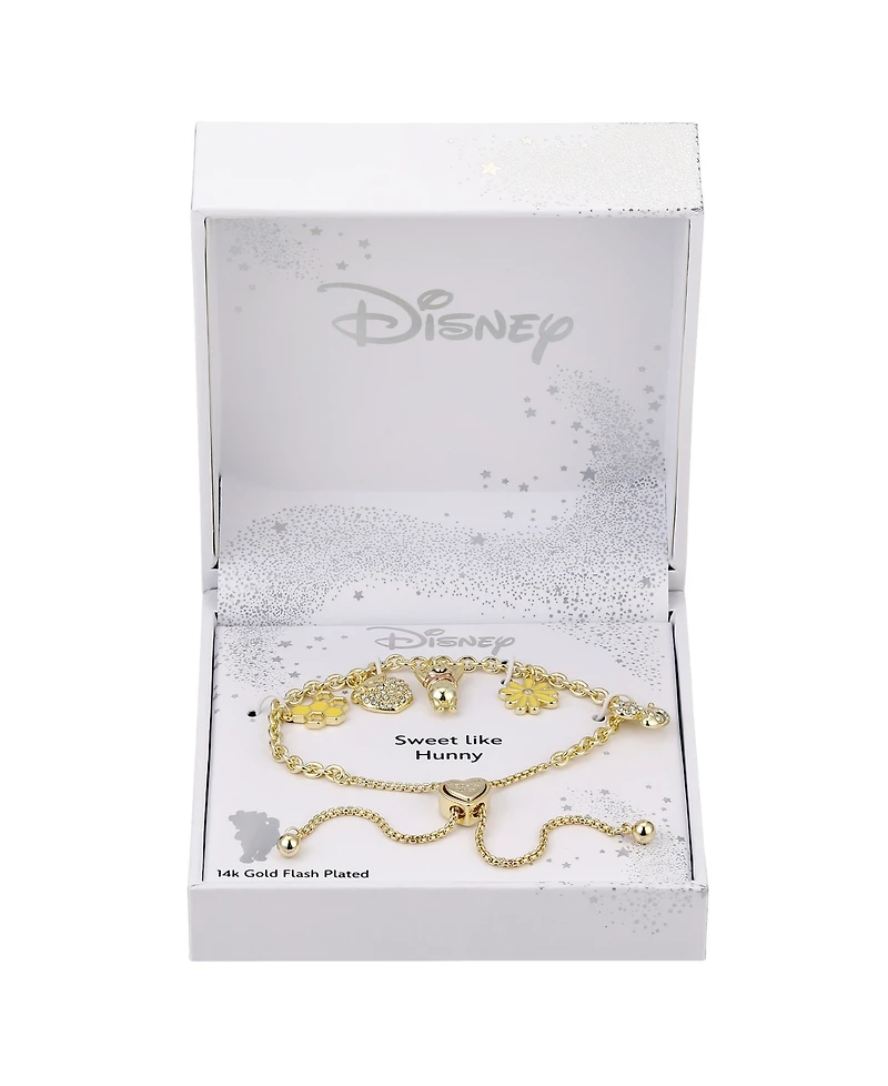 Disney Crystal Winnie the Pooh Honey Bolo Bracelet