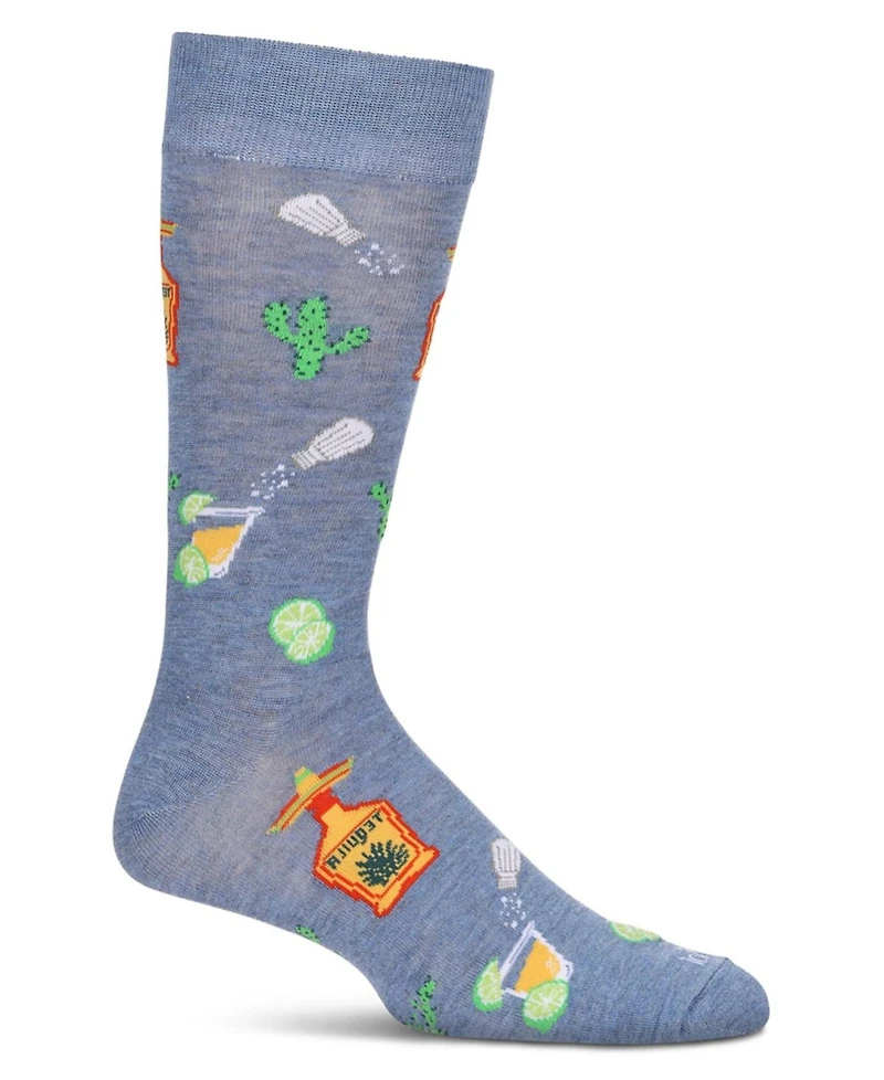 MeMoi Men's Tequila Lime Crew Socks