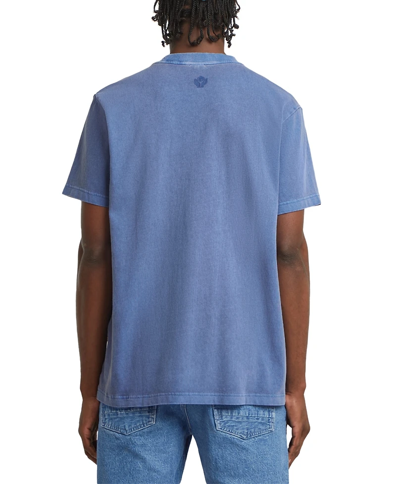 G-Star Raw Men's Relaxed Fit Short Sleeve Overdyed Logo T-Shirt