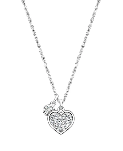 Tiny Blessings Girls Children's Sterling Silver Oh So Loved Birthstone 12-14" Necklace