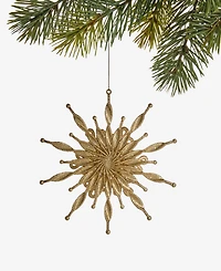 Holiday Lane Christmas Glitters Snowflake Ornament, Macy's Exclusive