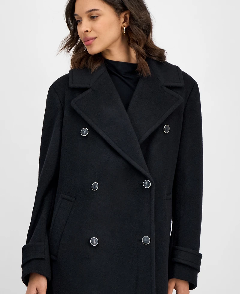 CeCe Women's Double-Breasted Maxi Coat