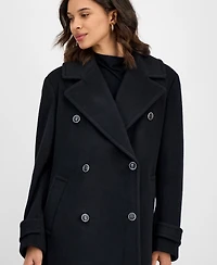 CeCe Women's Double-Breasted Maxi Coat