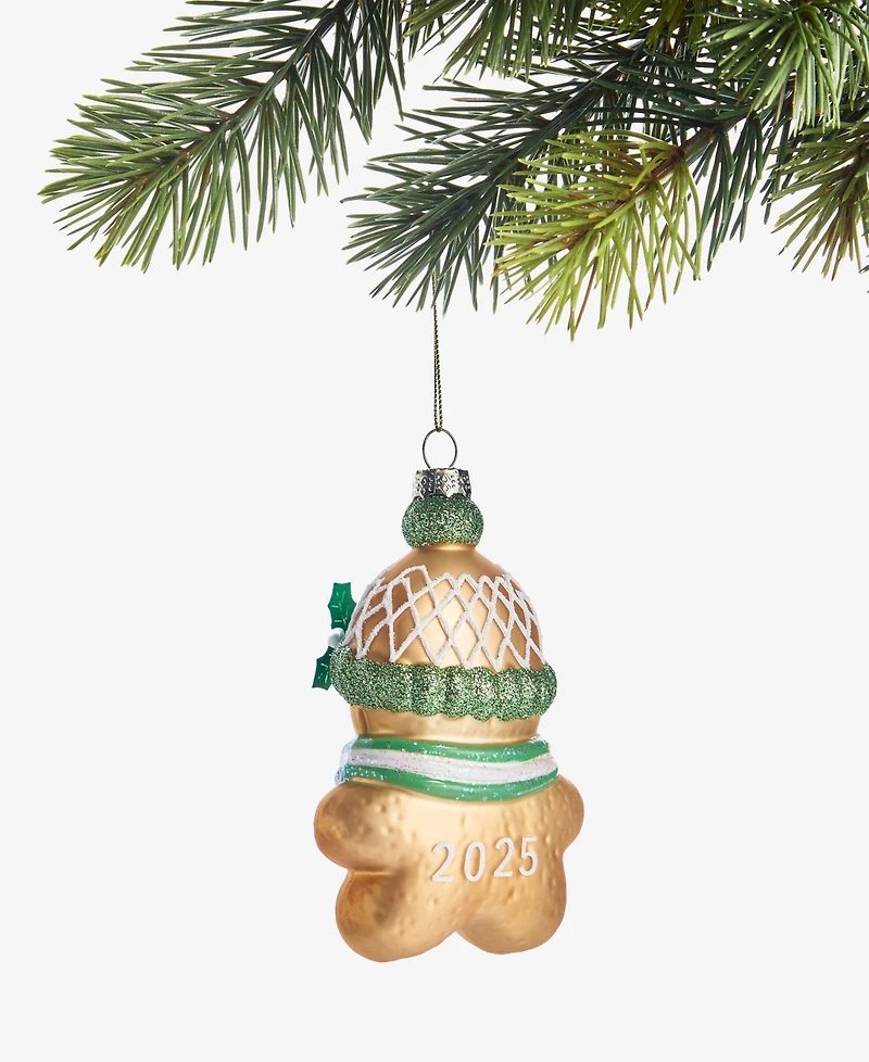 Holiday Lane Gingerbread Village Glass Ornament, Macy's Exclusive