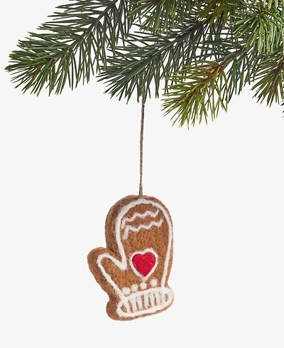 Holiday Lane Gingerbread Village Gingerbread Mitten Ornament, Macy's Exclusive