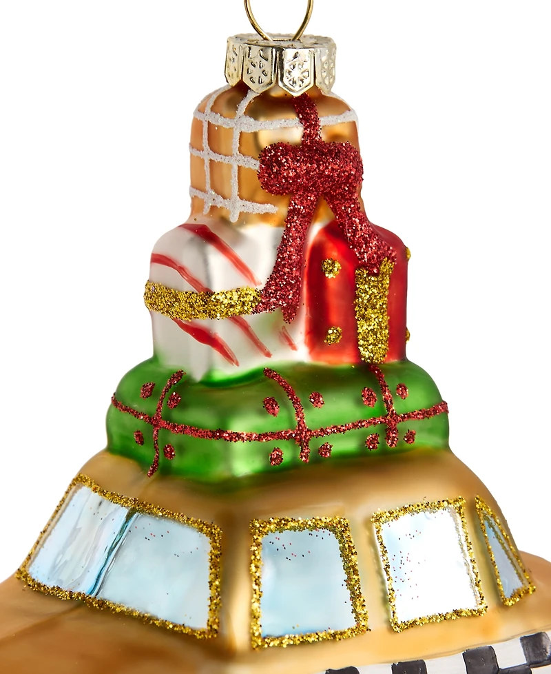 Holiday Lane New York City Glass Gift-Top Taxi Ornament, Macy's Exclusive
