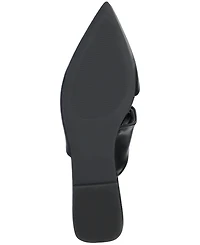Journee Collection Women's Enniss Twist Cutout Pointed Toe Mules